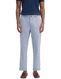 Benjamin Relaxed Trousers in Sky Blue