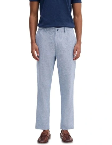 Benjamin Relaxed Trousers in Sky Blue