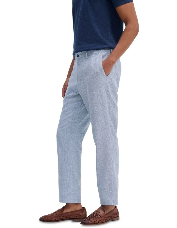 Benjamin Relaxed Trousers in Sky Blue image 3