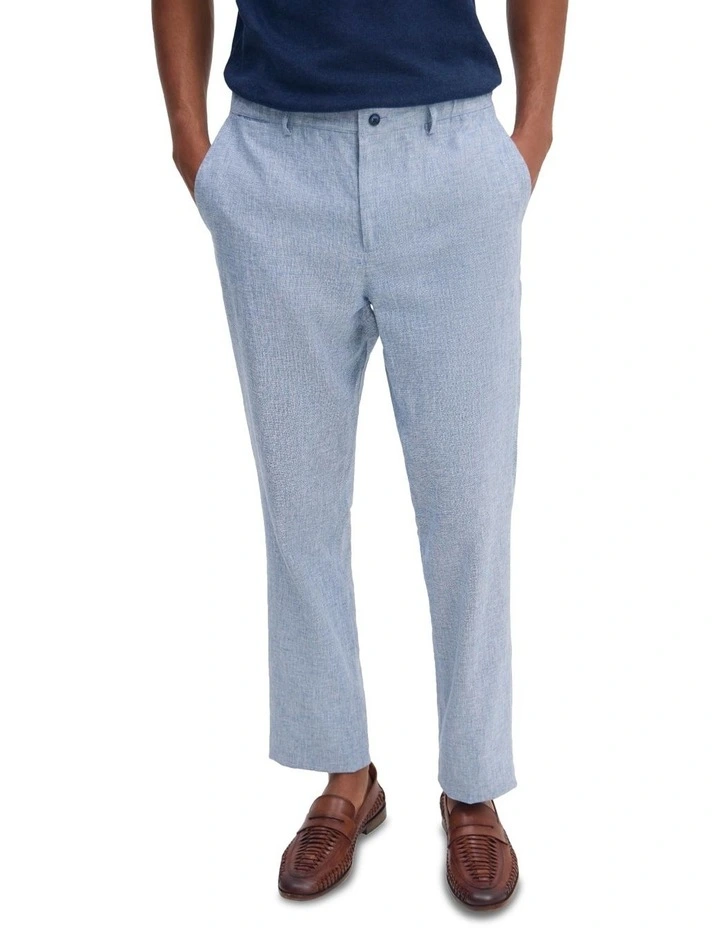 Benjamin Relaxed Trousers in Sky Blue image 4