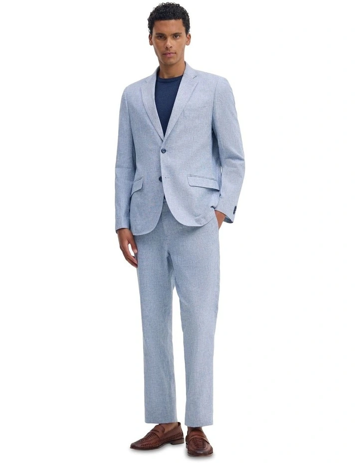 Benjamin Relaxed Trousers in Sky Blue image 5