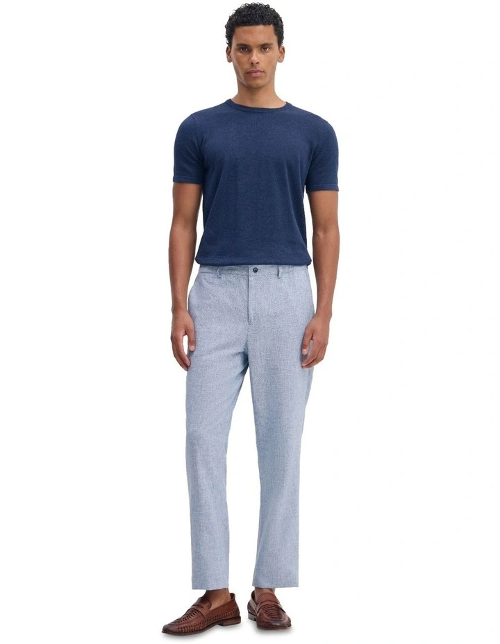 Benjamin Relaxed Trousers in Sky Blue image 7