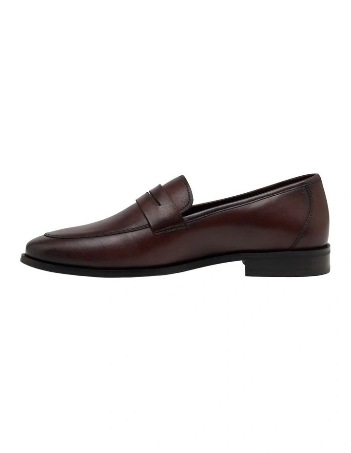 Caleb Leather Loafer in Chocolate image 2