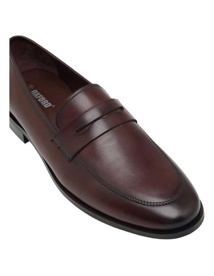 Caleb Leather Loafer in Chocolate image 4