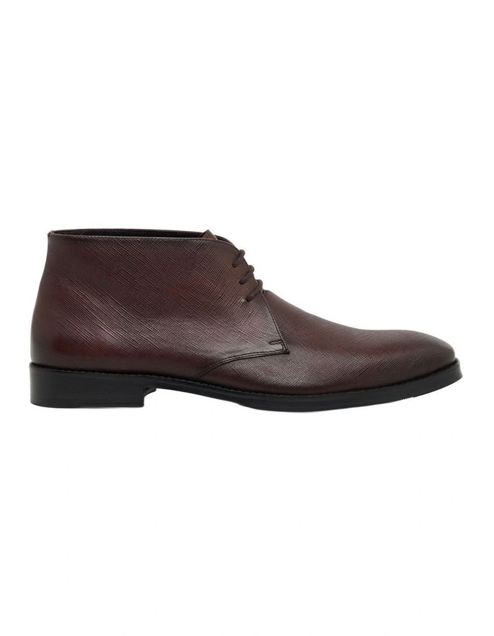 Finley Leather Chukka Boot in Chocolate image 1