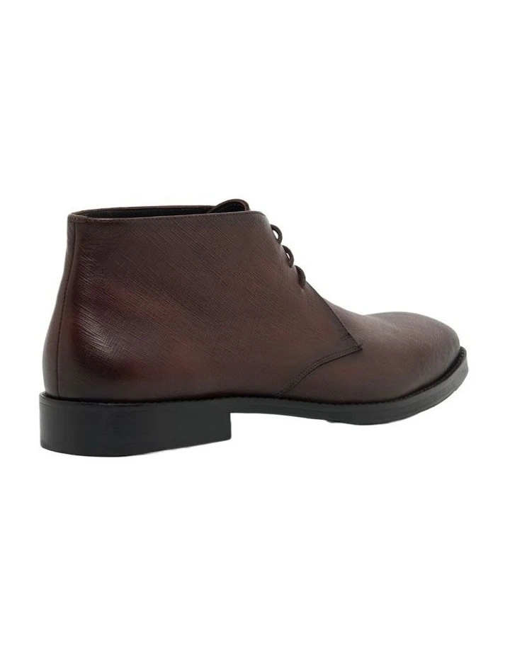 Finley Leather Chukka Boot in Chocolate image 2