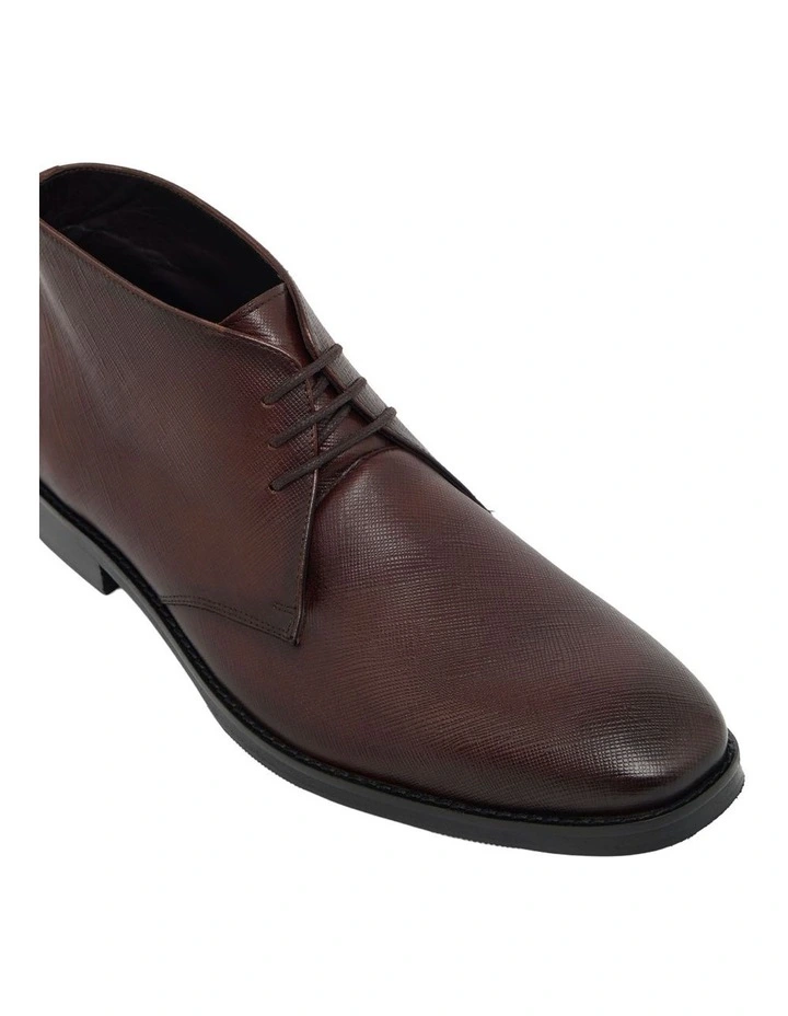 Finley Leather Chukka Boot in Chocolate image 4