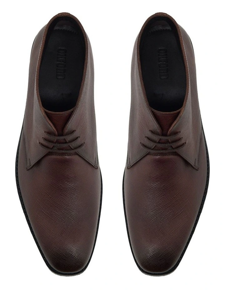 Finley Leather Chukka Boot in Chocolate image 5