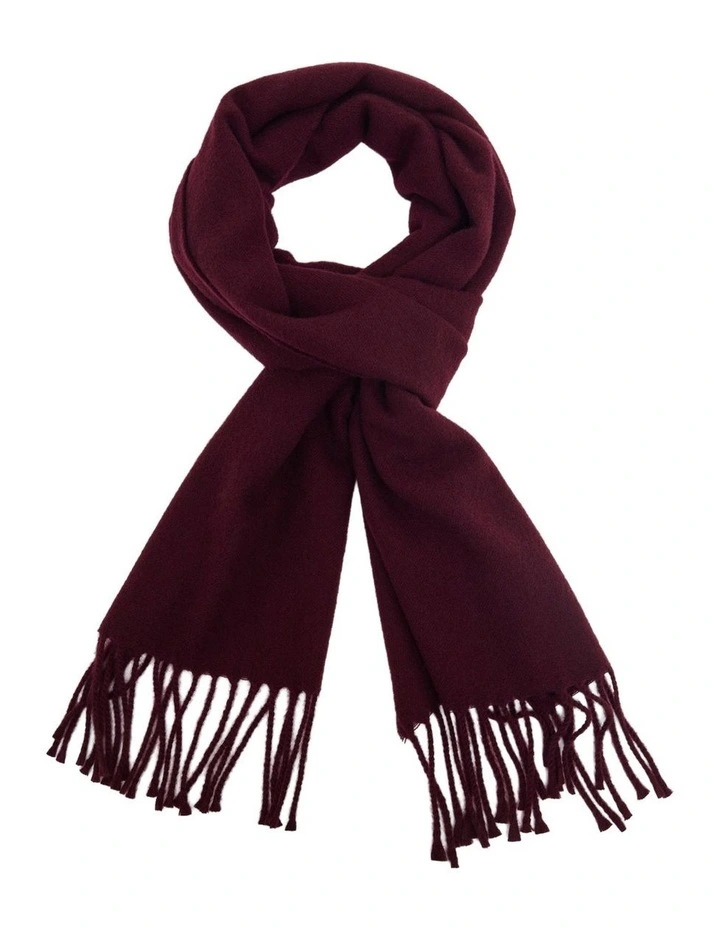 Layton Wool Scarf in Fig image 1
