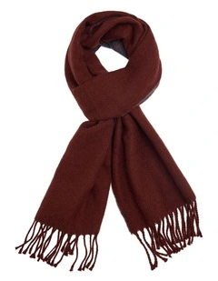 Koen Wool Scarf in Brown