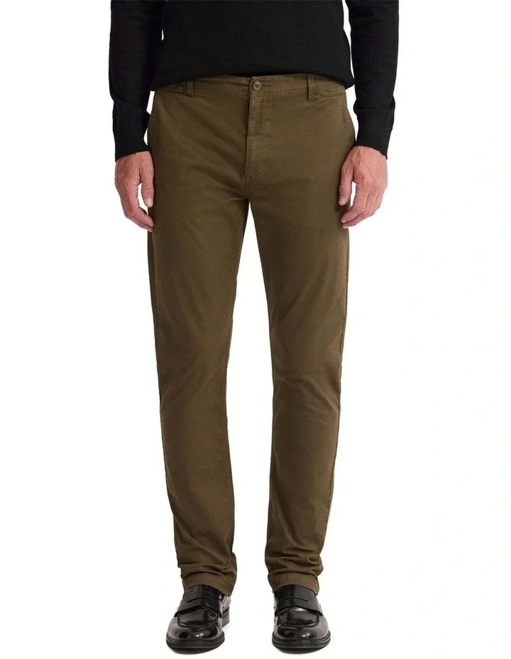 Slim Fit Chino Pant in Olive image 1