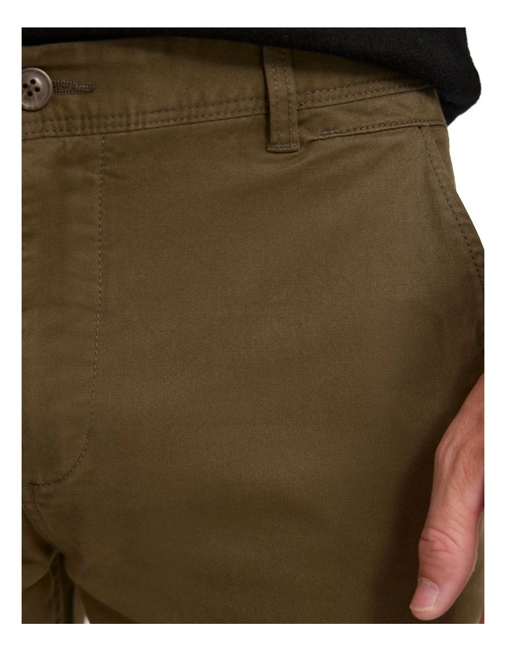 Slim Fit Chino Pant in Olive image 5