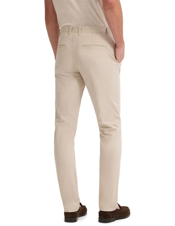 Slim Fit Chino Pant in Chalk image 2