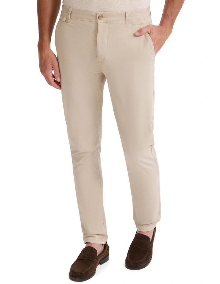 Slim Fit Chino Pant in Chalk image 4