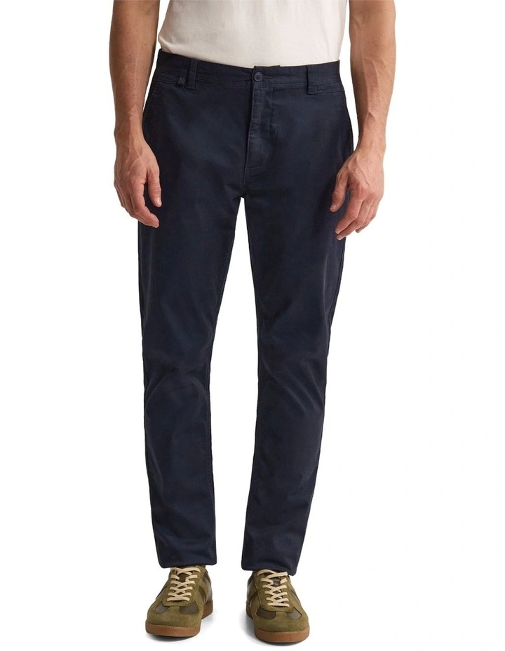 Slim Fit Chino in True Navy image 1