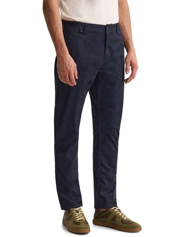 Slim Fit Chino in True Navy image 3