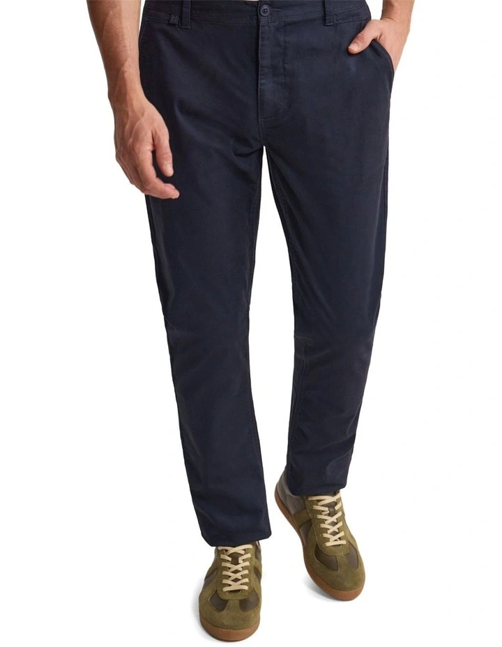 Slim Fit Chino in True Navy image 4