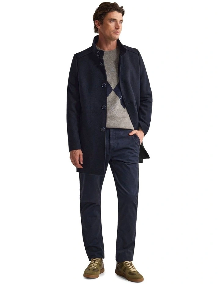 Slim Fit Chino in True Navy image 5