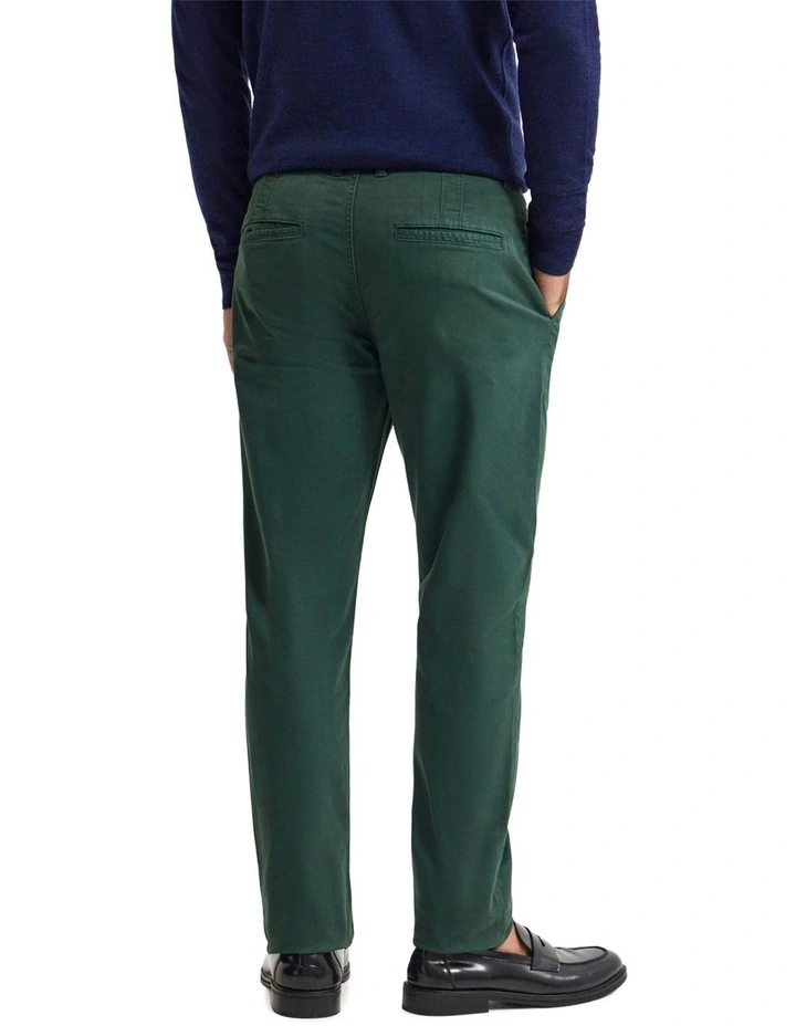 Slim Fit Chino in Bottle Green image 2