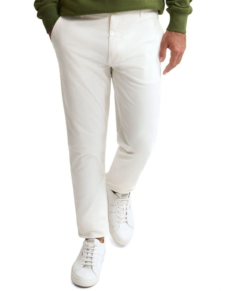 Slim Fit Chino in Ecru image 4