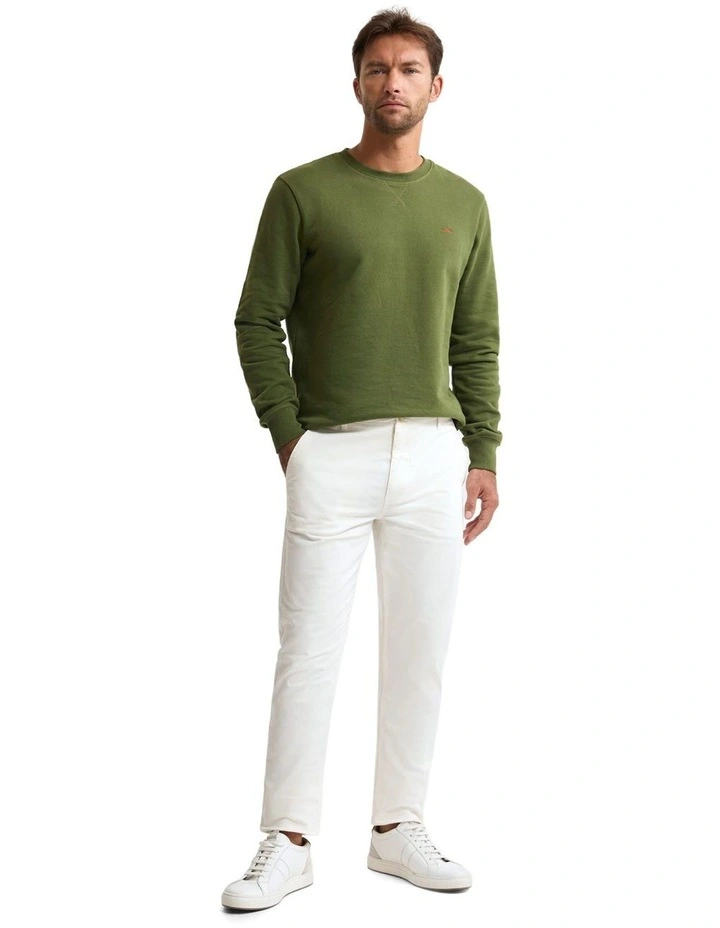 Slim Fit Chino in Ecru image 5