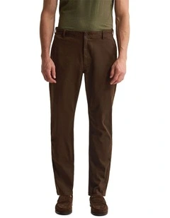 Relaxed Fit Chino in Chocolate