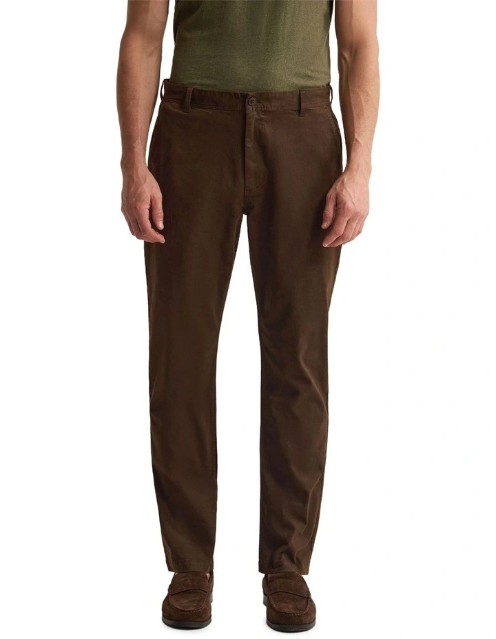 Relaxed Fit Chino in Chocolate image 1
