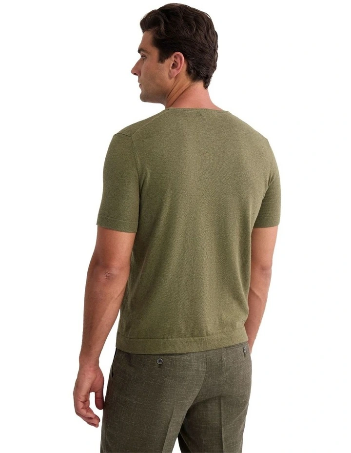 Theodore Crew Neck Knitted T-Shirt image 2
