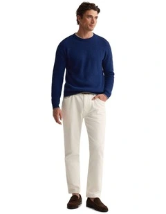 Cedar Wool Tipping Knit in Blue