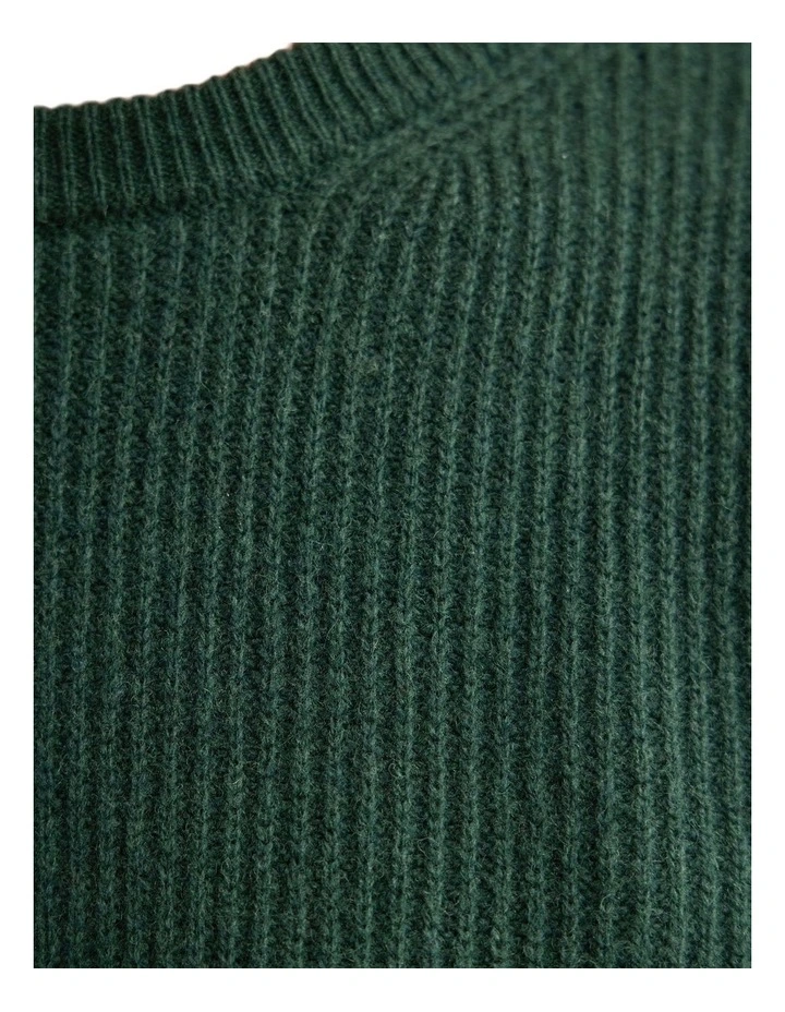 Cedar Wool Tipping Knit in Green image 6