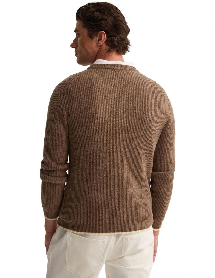 Cedar Wool Tipping Knit in Sand image 2