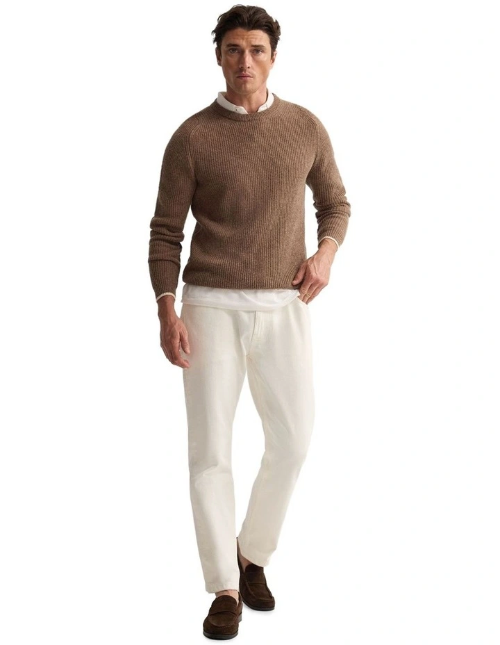 Cedar Wool Tipping Knit in Sand image 5