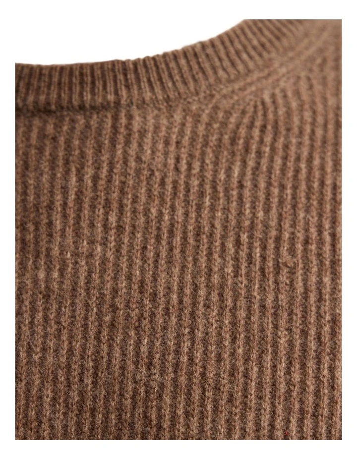Cedar Wool Tipping Knit in Sand image 6