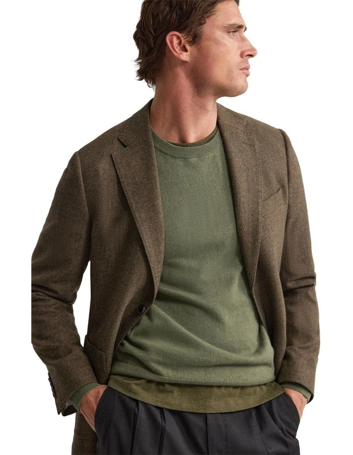Wordsworth Luxury Herringbone Blazer image 4