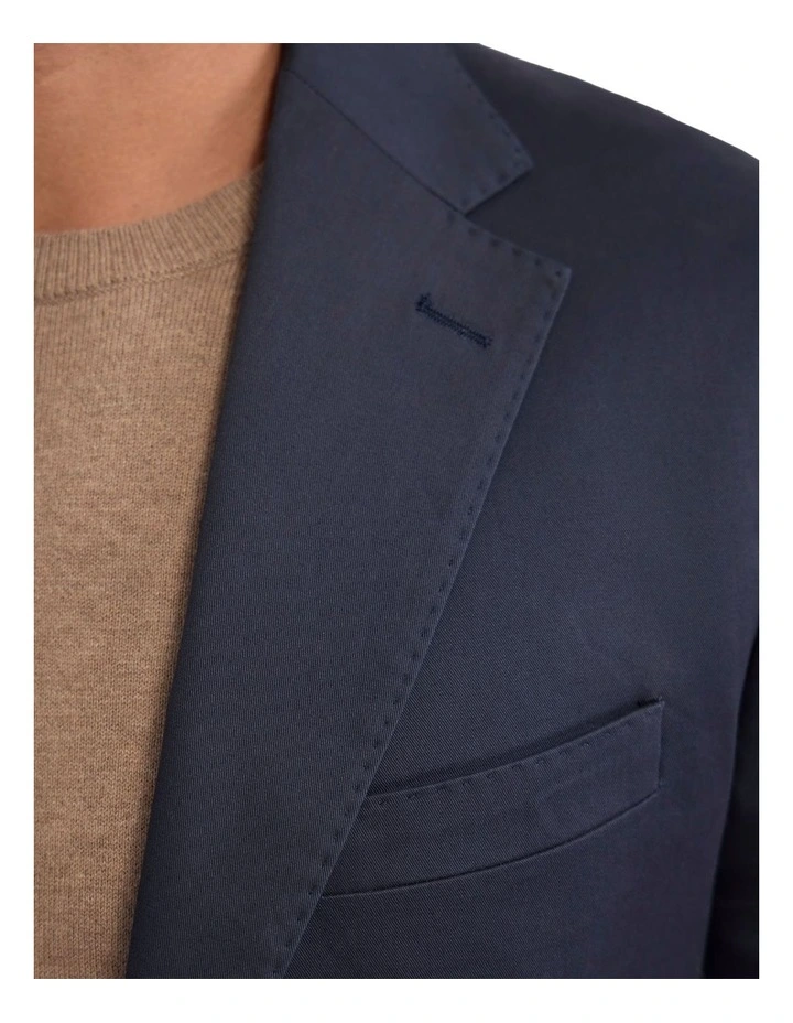Wordsworth Cotton Blend Jacket in Navy image 6