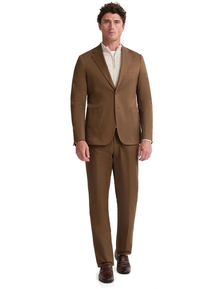 Wordsworth Cotton Blend Jacket in Bark image 2