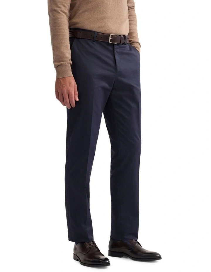 Wordsworth Cotton Blend Pant in Navy image 3