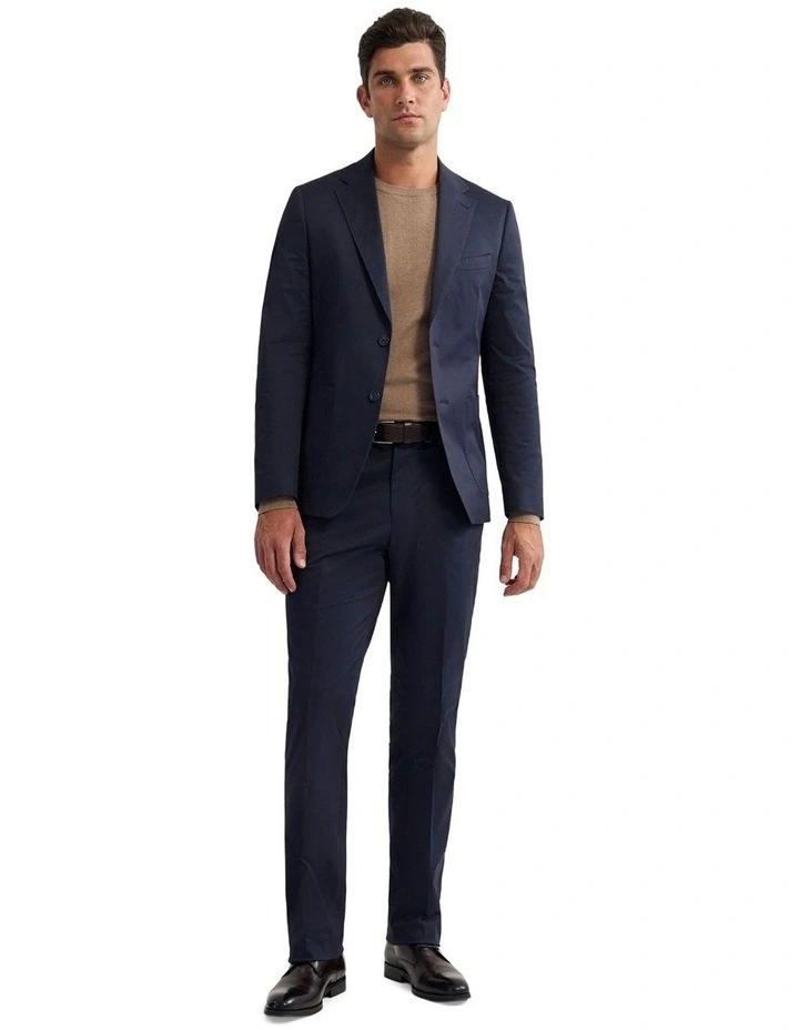 Wordsworth Cotton Blend Pant in Navy image 5