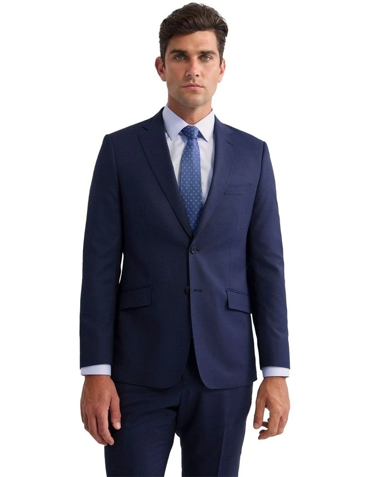 Hopkins Wool Suit Jacket in Navy image 1
