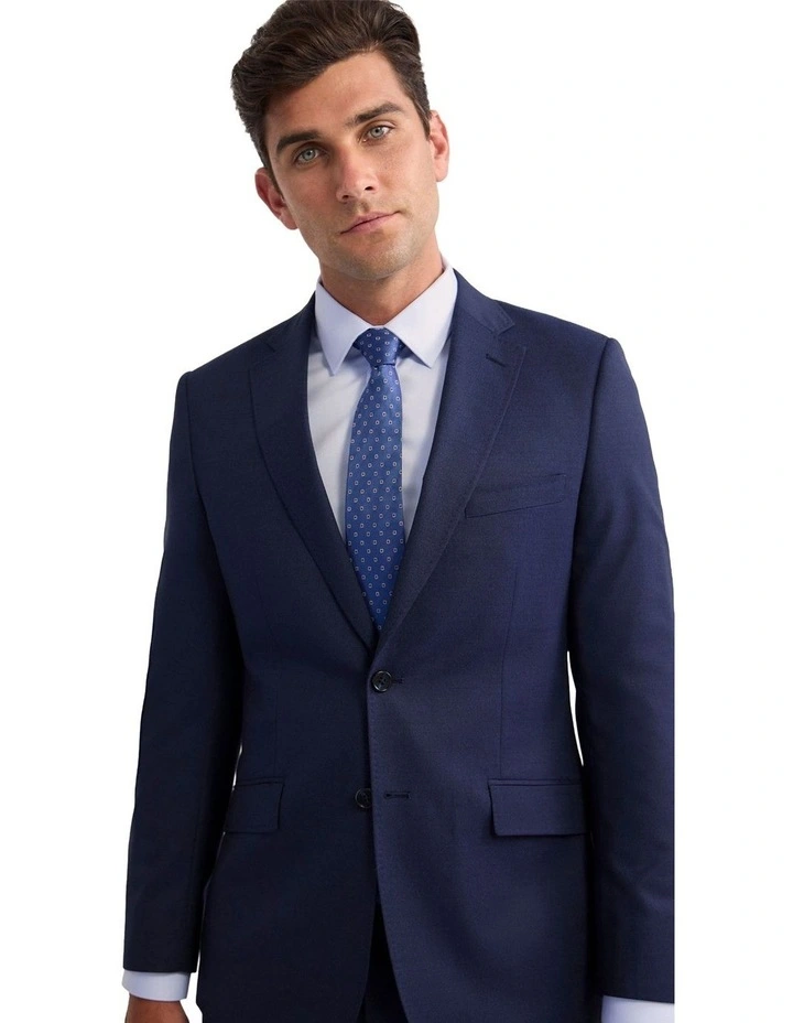 Hopkins Wool Suit Jacket in Navy image 4
