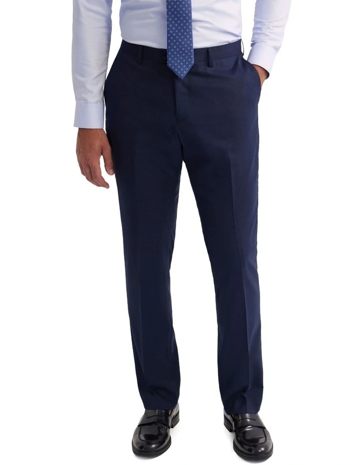 Hopkins Wool Suit Trousers in Navy image 4
