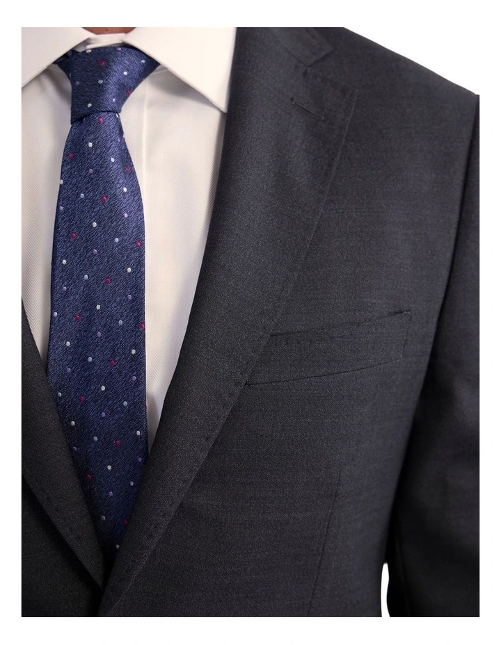 Byron Wool Suit Jacket in Charcoal image 6