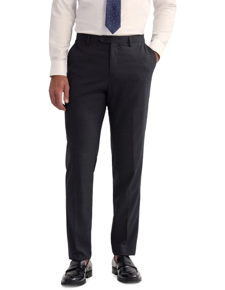 Byron Wool Suit Trousers in Charcoal image 1