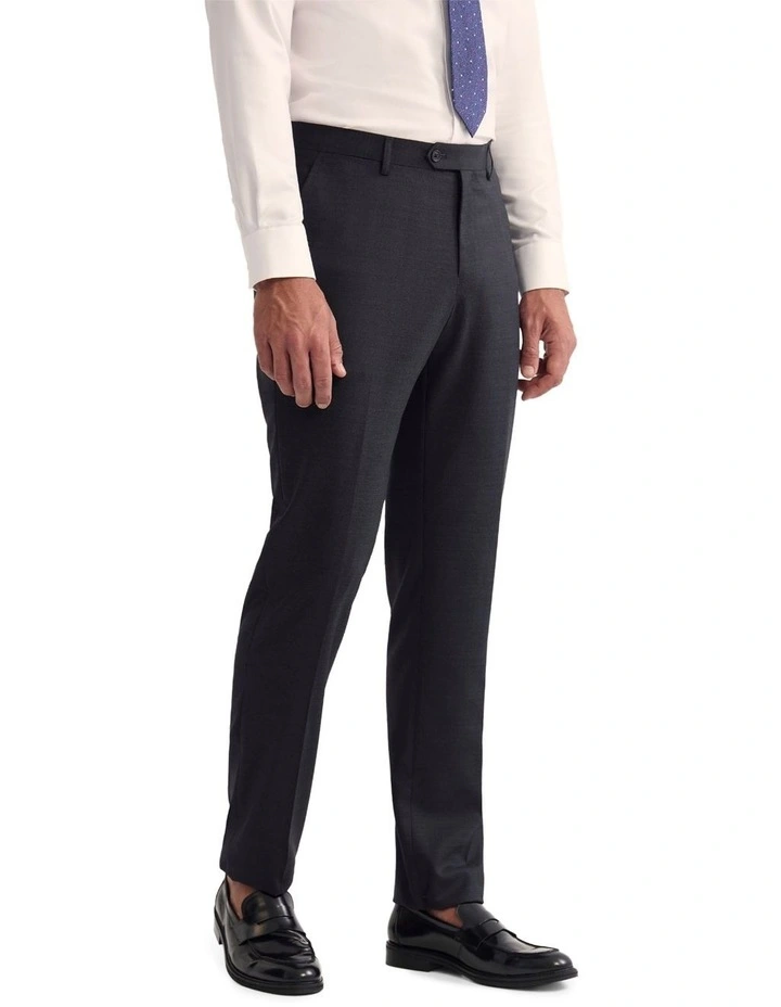 Byron Wool Suit Trousers in Charcoal image 3