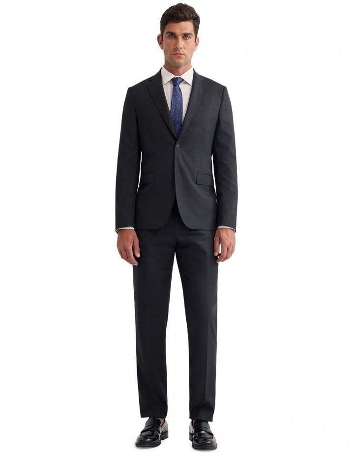 Byron Wool Suit Trousers in Charcoal image 5