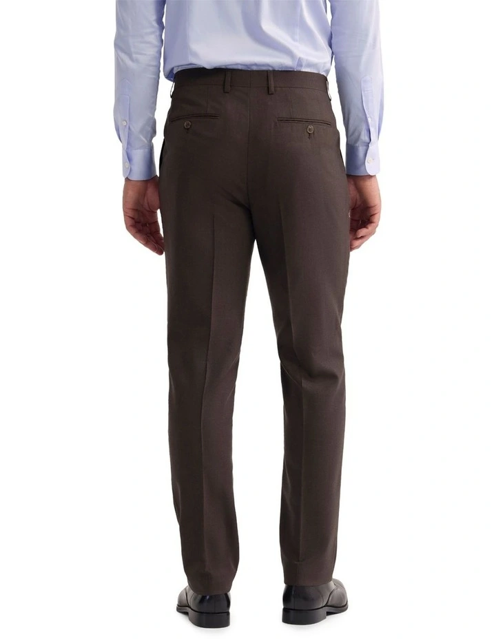 Wordsworth Wool Suit Pant in Brown image 2