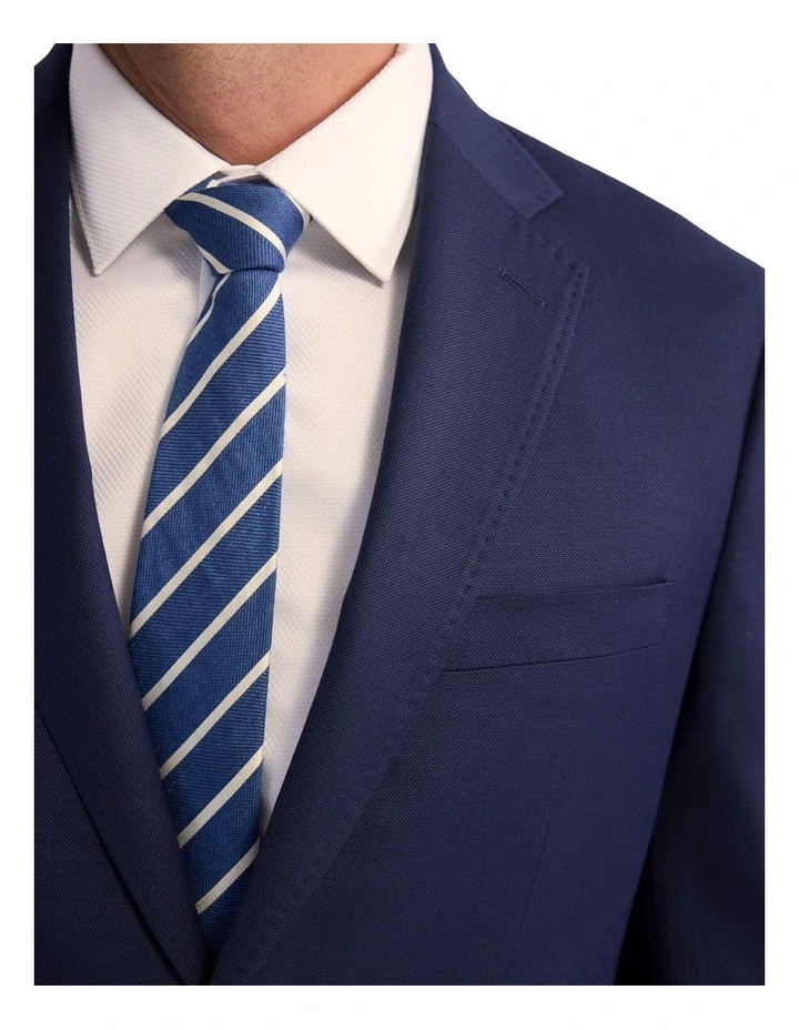 Byron Wool Suit Jacket in Navy image 6