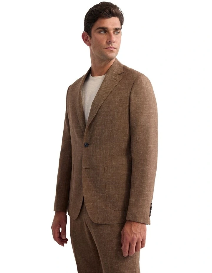 Wordsworth Wool Blend Jacket in Bark image 2