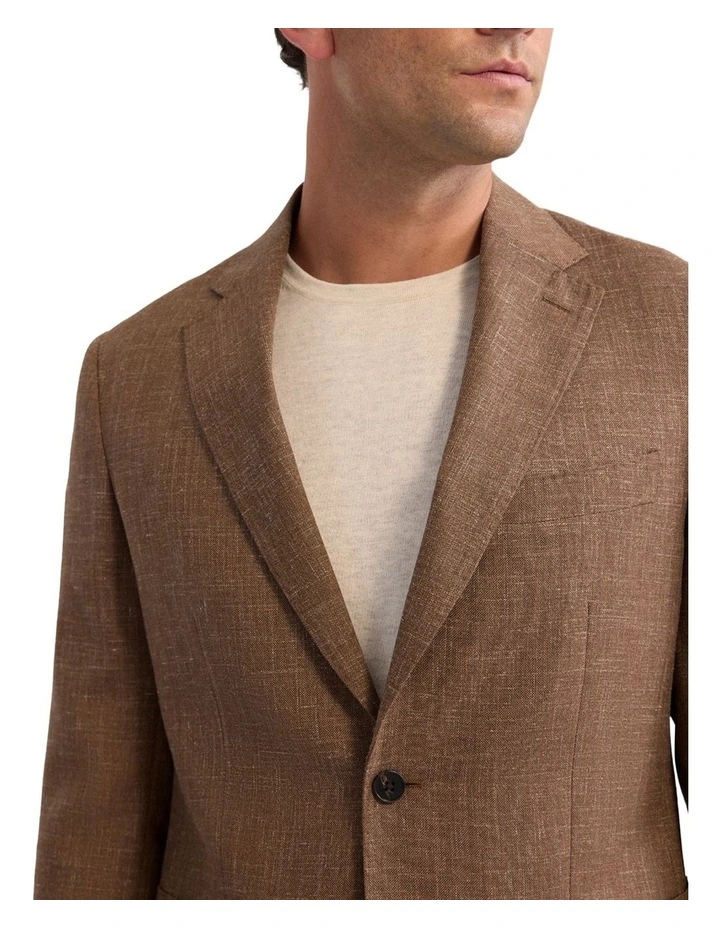 Wordsworth Wool Blend Jacket in Bark image 4