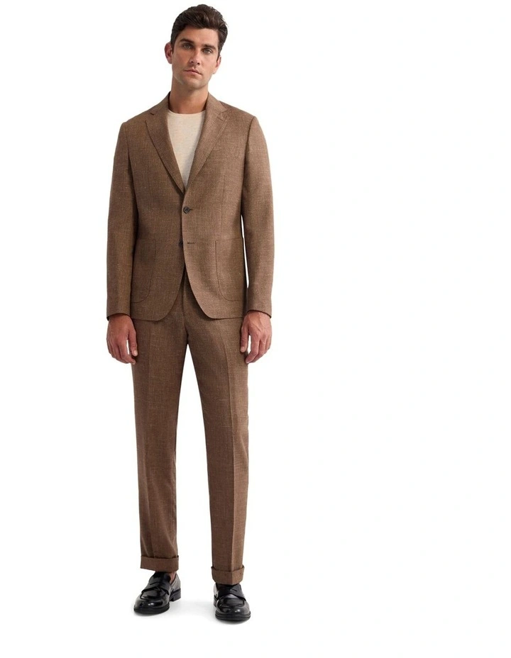 Wordsworth Wool Blend Jacket in Bark image 5